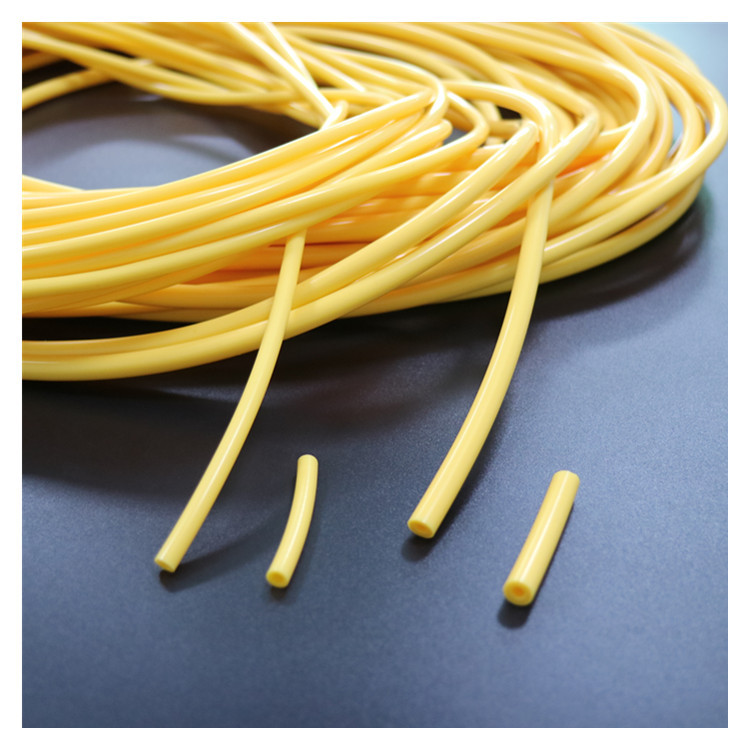 食品级硅胶软管定制黄色硅胶管高弹性耐高温饮水器软管水杯管子