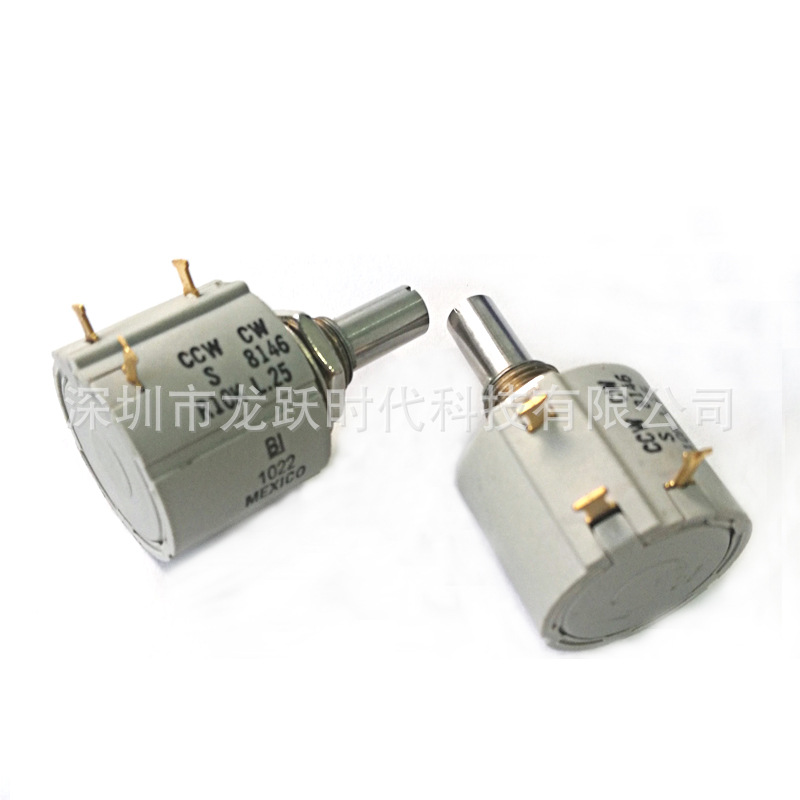 CW S 8146R5KL.25 BI MEXICO多圈精密可调电位器 线绕进口电位器
