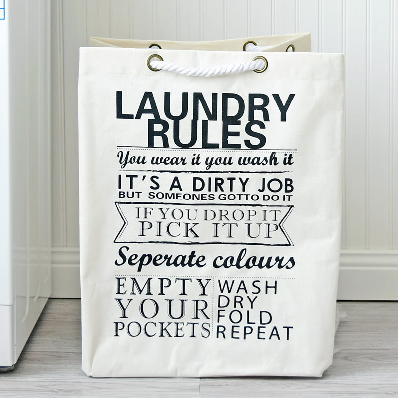 Zakka Large Pure Color Cotton and Linen Storage Bag with Thick Cotton Rope Practical Shopping Bag Moving Bag Ready in Stock 0588