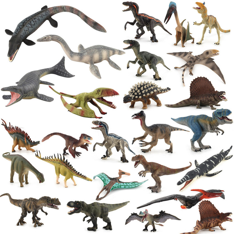Foreign trade cross-border dinosaur model toy simulation plesiosaur solid Raptor Sea King Dragon Factory Direct 30