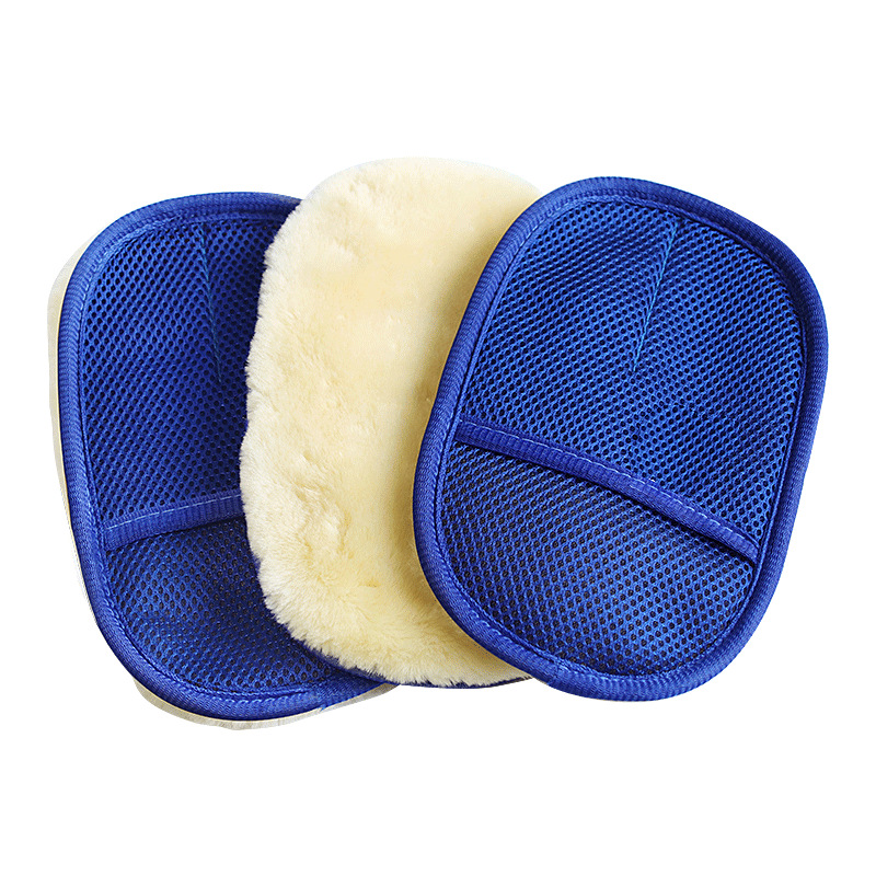 Guantes de cera de pulido similares a la lana guantes de lavado de autos guantes de doble cara Herramientas de limpieza de automóviles al por mayor image 6