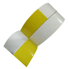 Yellow embroidered double-sided adhesive cloth with high viscosity, hand-tearable, computer embroidery specialty, factory direct sale, wholesale order