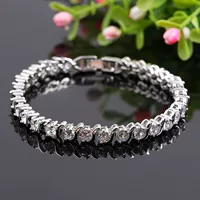 (Cross-border trading), copper bracelet, quality stone inlay with zircon, European style, direct factory sales