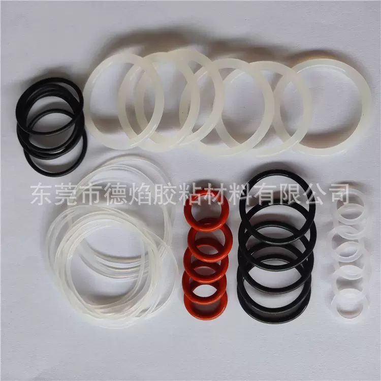 厂家生产硅胶圈O型圈耐高低温密封圈硅橡胶制品规格可支持定做