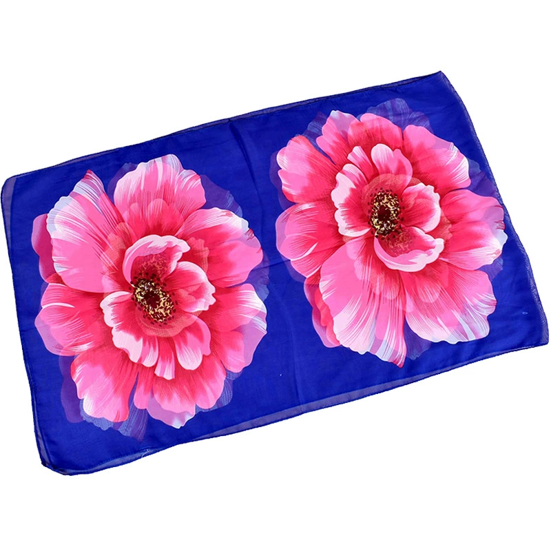 Fashionable refreshing shiffon scarf, shiffon with print, wholesale