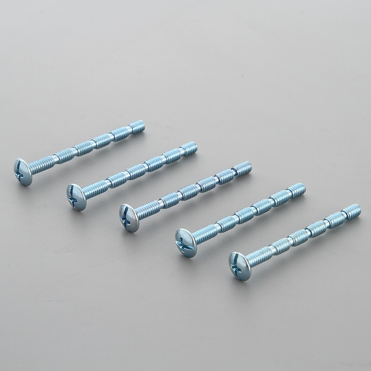 Discounted M4*45 Furniture Sectional/Bamboo Joint Screws/Eleven-Slot Composite Large Flat Head Mobile Phone Screw Bolts