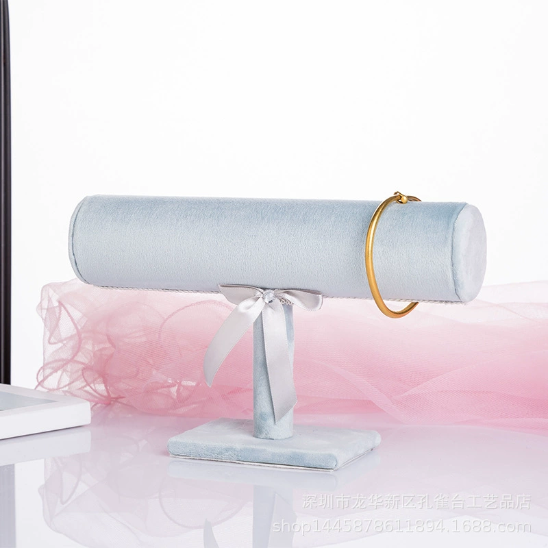Bracelet Stand (LEEWEITAP) Velvet Jewelry Display, Resin & Fabric, 24×11×15 cm