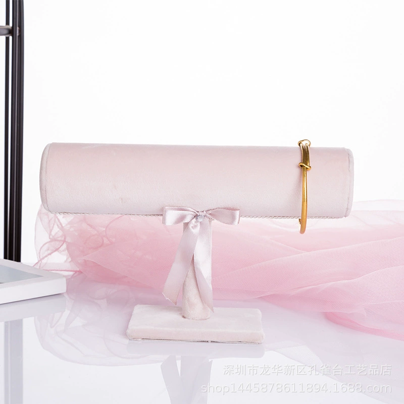 Bracelet Stand (LEEWEITAP) Velvet Jewelry Display, Resin & Fabric, 24×11×15 cm