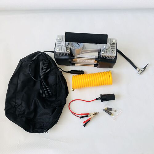 Car dual-cylinder car air pump 12V24V portable car off-road vehicle tire electric car air pump