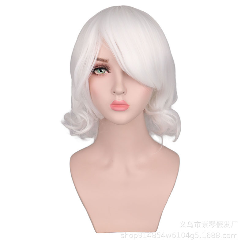 Anime Wig Cosplay Tokyo Eater  Ghost/Cheled Bell House Assorted White Cos Amazon Export Wig