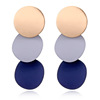 Earrings, simple and elegant design, European style