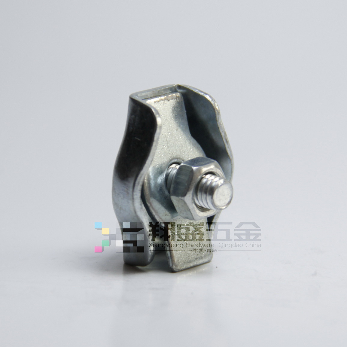 单元宝卡头超强抓力钢丝绳单夹板式卡头绳索紧固不掉线