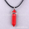 Organic pendant, natural water, crystal, bullet, necklace, European style