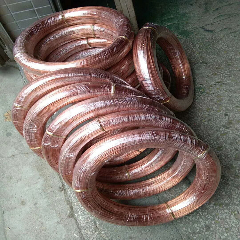 现货供应高纯度T2紫铜线4.0mm软态 变压器用铜线国标导电裸铜丝