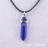 Organic pendant, natural water, crystal, bullet, necklace, European style