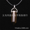 Organic pendant, natural water, crystal, bullet, necklace, European style