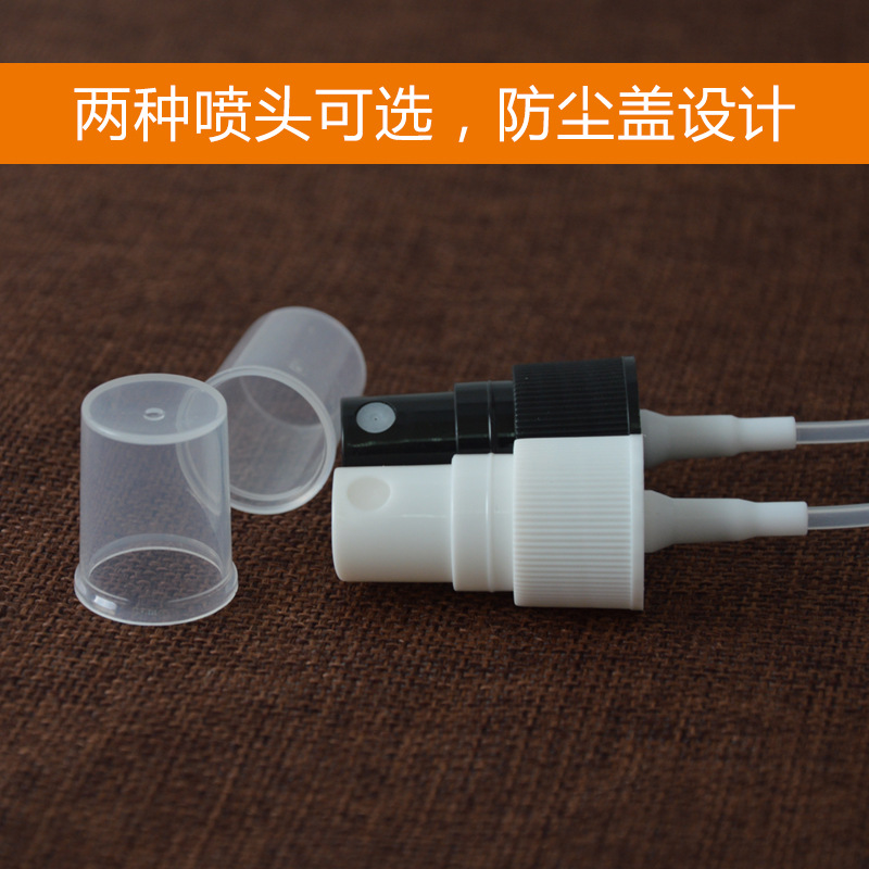 Fábrica al por mayor spray botella de aceite esencial de vidrio sub-botella marrón transparente varias botellas cosméticas puede ser al por mayor