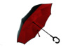 [Reverse Umbrella] Double -layer -free large C -handle reverse umbrella long -handle retro automatic advertising umbrella can logo