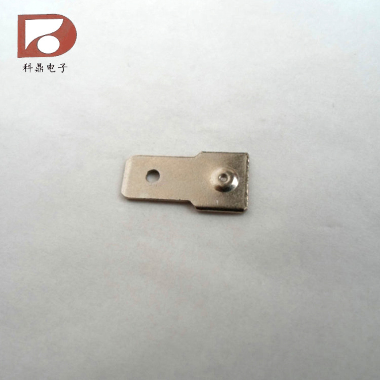 厂家批发供应250(6.3插片)接线片铁镀镍 电热电器五金配件批发