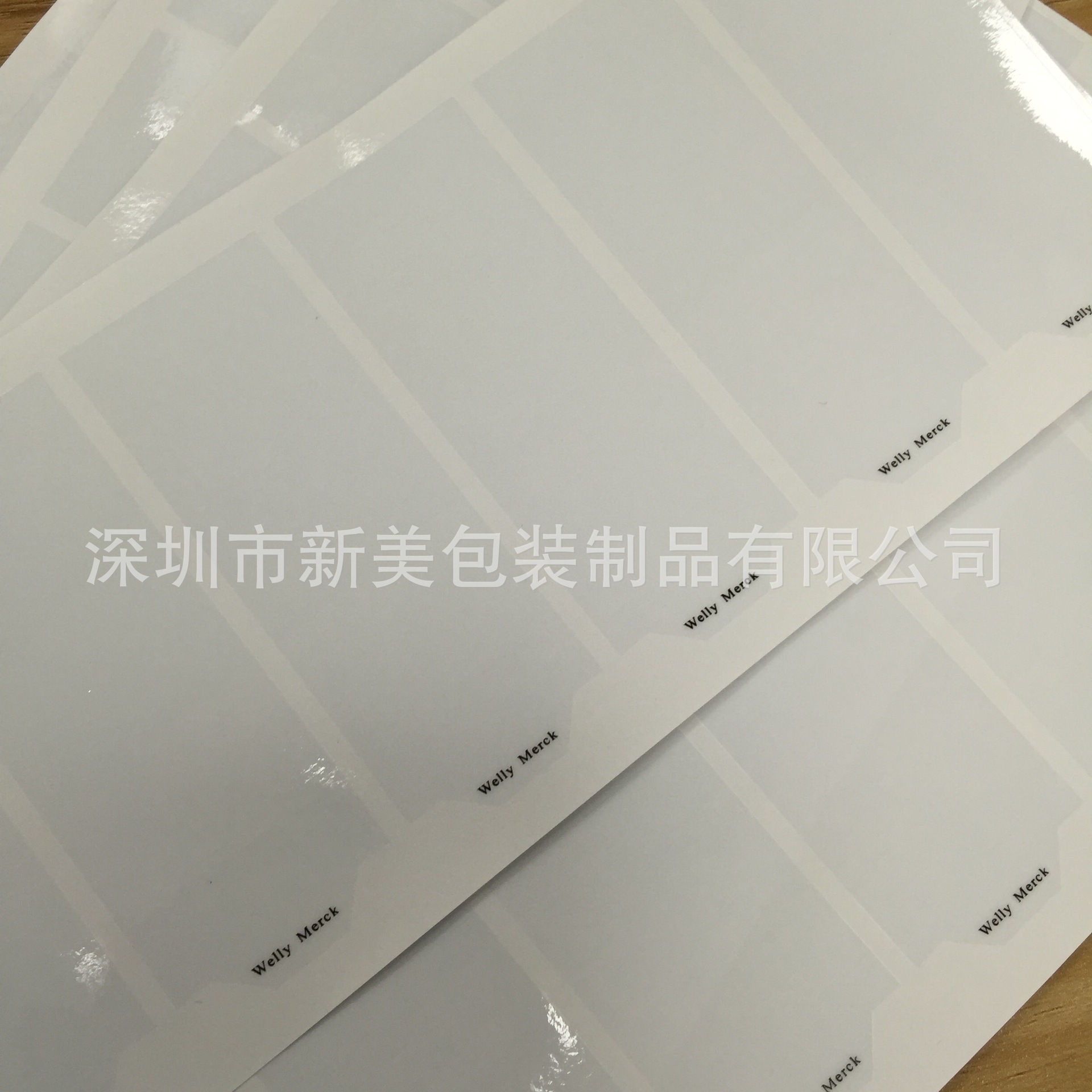 厂家供应 PVC静电膜印刷 静电膜印字 透明PVC静电贴印刷