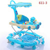 Children's foldable walker with music, 6-18 month