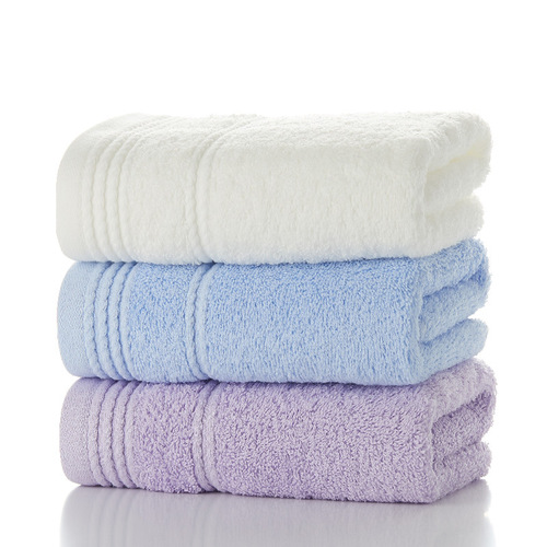 Jie Liya direct selling E0117 pure cotton towel wholesale printed logo group purchase welfare facial towel wholesale