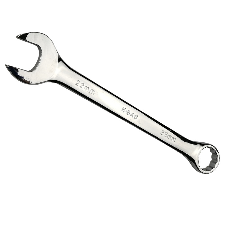 Llave duradera de doble uso Reparación del hogar Reparación del automóvil Llave de doble uso cromada multipropósito antideslizante