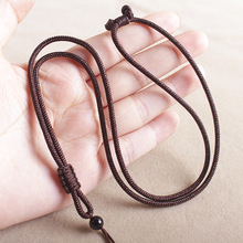 简约素雅男女款可调节吊坠挂绳高档绕线珠宝玉器项链绳挂坠线批发