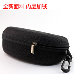 Black sunglasses case, pressure-resistant glasses case, eva zipper case, sunglasses case