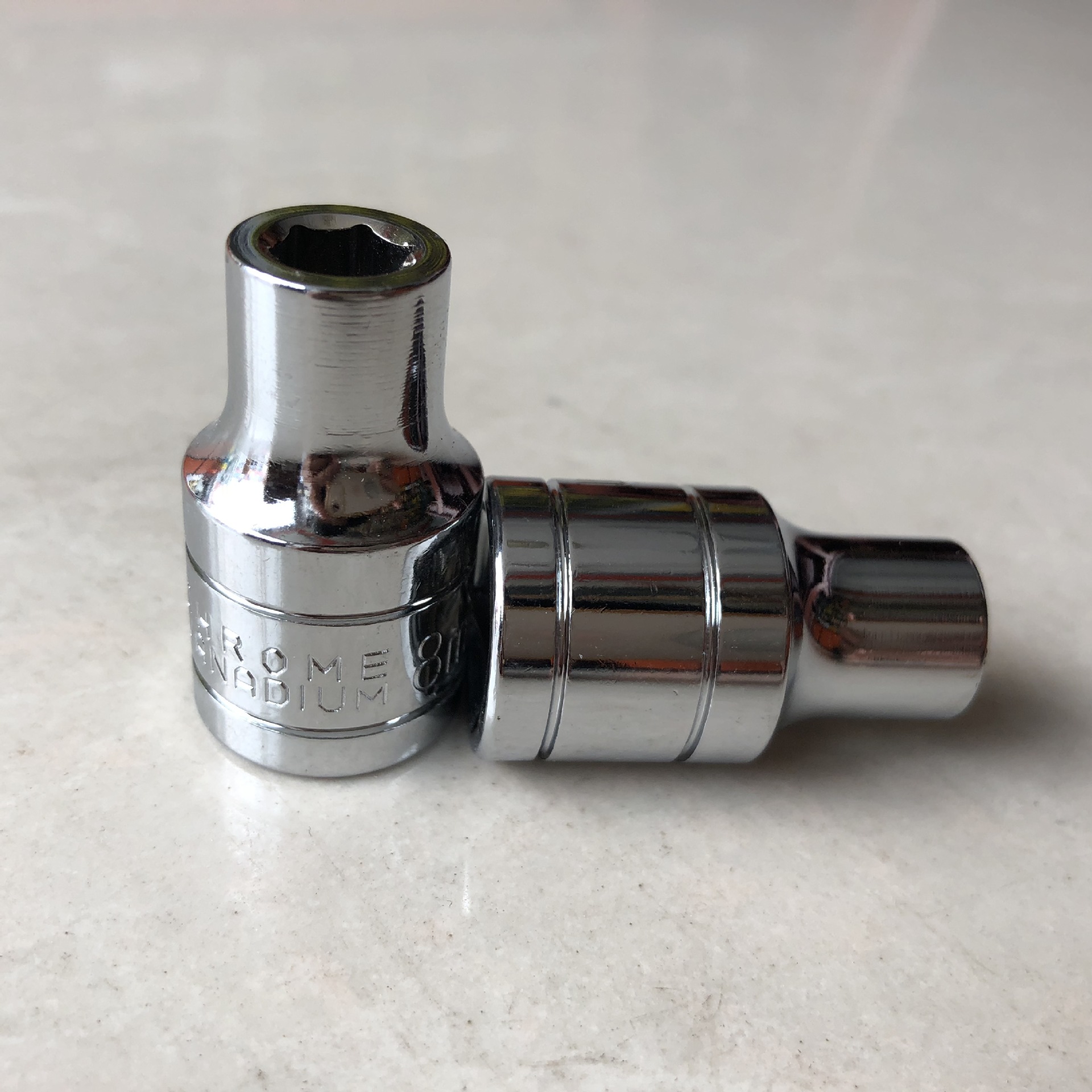 静面单支套筒1/2 短六角套头梅花静面 汽动套头8-32套筒扳厂家