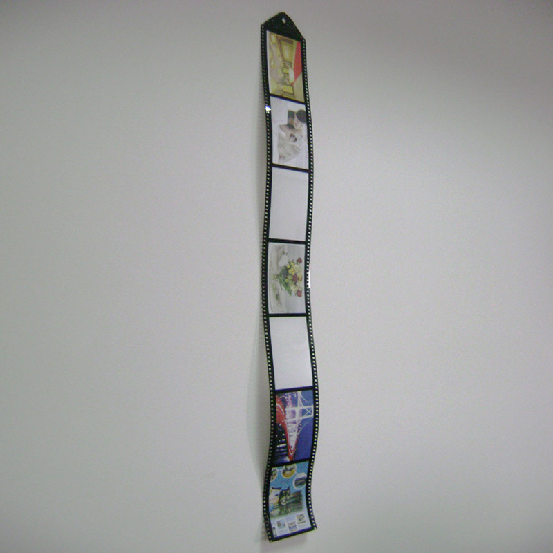 厂家供应创意悬挂式相架 亚克力曲折型相框 有机玻璃相框批发