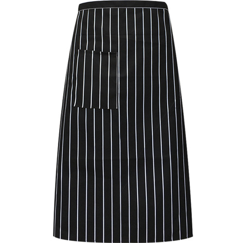A half-length chef's apron with a neck tie, for hotel coffee shop and restaurant waiters, custom-made and drop-shipped one piece
