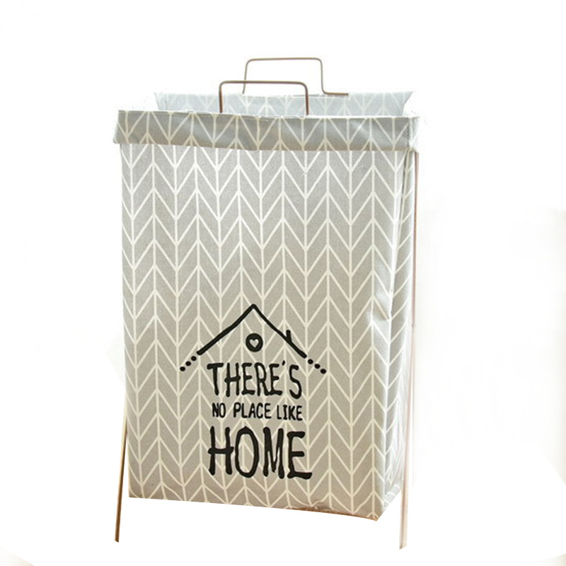 Waterproof laundry basket, garbage can, folding storage basket, classification, home decor