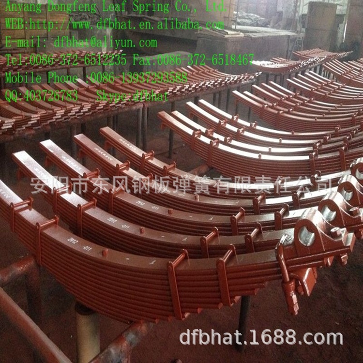 EQ140优惠供应农用汽车 半挂车 集装箱车钢板弹簧 自卸车板簧