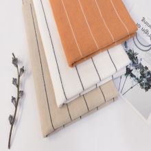 言诚布行-8*8条纹洗水苎麻面料 梭织苎麻棉宽条 上衣服装麻布批发