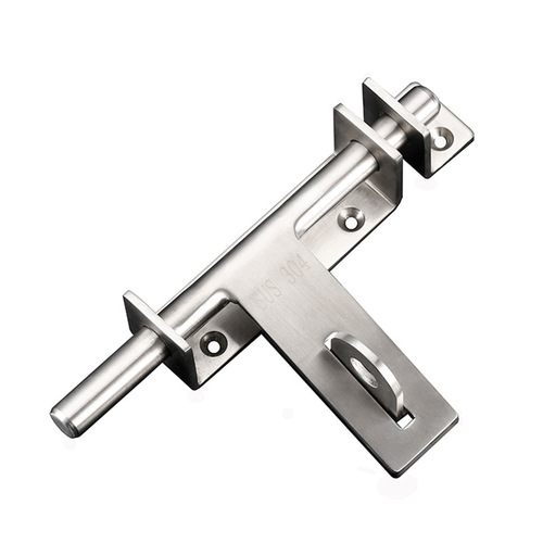 Factory direct supply of door thickened stainless steel latch 304 heavy duty left and right latch door bolt padlock door buckle door latch