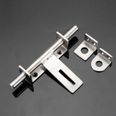 Factory direct supply of door thickened stainless steel latch 304 heavy duty left and right latch door bolt padlock door buckle door latch