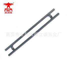 钢化无框玻璃门大拉手木门不锈钢铝合金推拉大门把手银色加厚明装