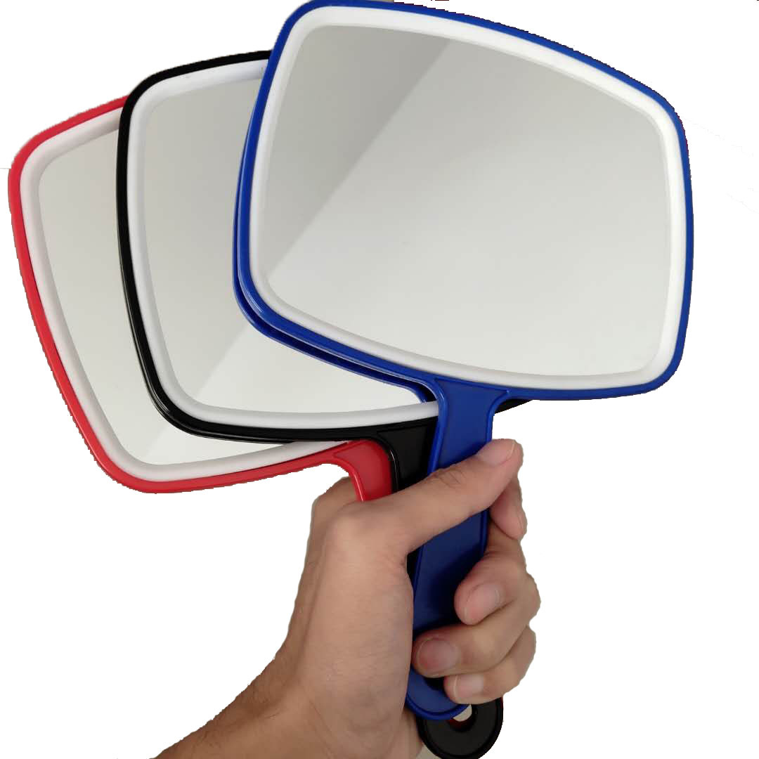 Espejo acrílico, espejo de maquillaje hecho a medida, espejo grande montado en la pared, espejo portátil de mano, espejo pequeño de escritorio, portátil