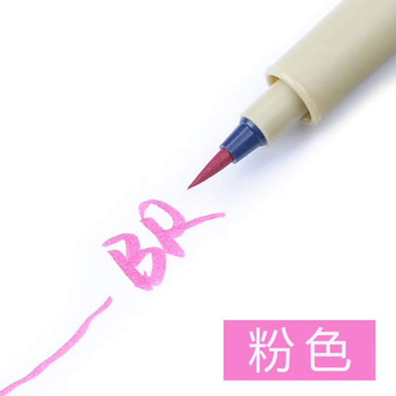 Japonés SAKURA marca suave cabeza hermosa flor cuerpo aguja pluma cepillo dibujos animados especial pintado a mano diseño de anime