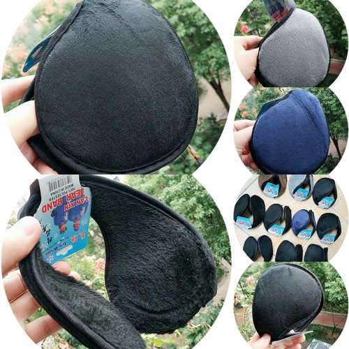 Popular winter men's adult earmuffs solid color men's ear warmers earmuffs men's ear warmers wholesale