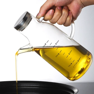 玻璃油壶批发带刻度防漏油瓶醋瓶酱油瓶醋壶油罐家用厨房用品