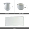 Scandinavian coffee brand set, ceramics, simple and elegant design, wholesale