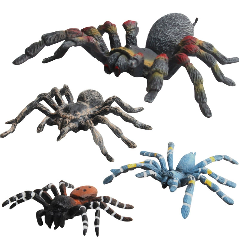 Cross -border hot selling simulation wild insect animal spider model gray -blue poison spider big spider spider tideline static ornaments