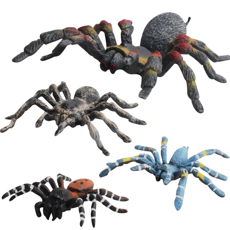 Cross-border Hot Sale Simulation Wild Insects Animal Spider Model Grey Blue Poisonous Spider Big Spider Tricky Static Ornaments Cross-border Hot Sale Simulation Wild Insects Animal Spider Model Grey Blue Poisonous Spider Big Spider Tricky Static Ornaments