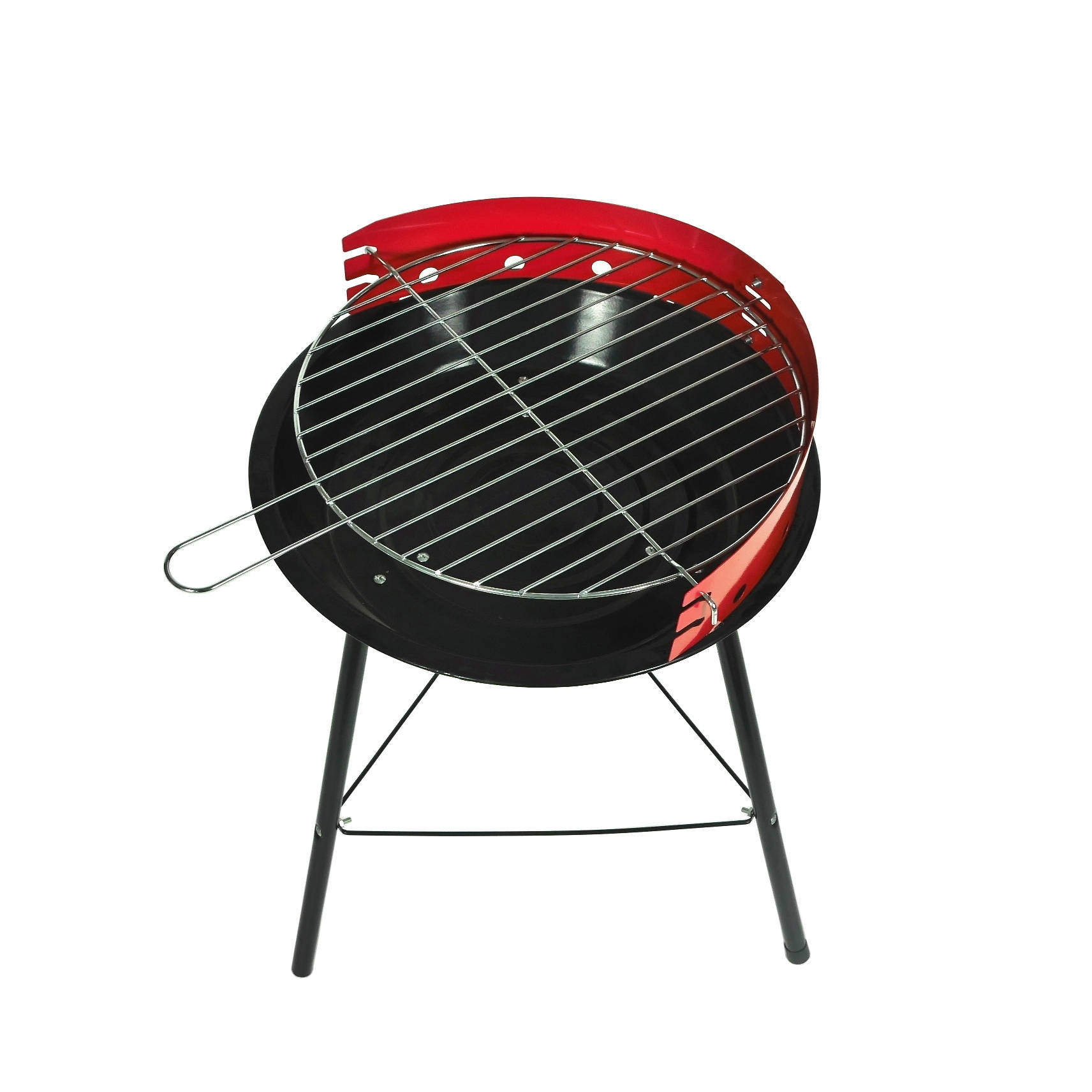 14 pulgadas hogar barbacoa de carbón parrilla engrosada portátil simple barbacoa parrilla redonda al aire libre trípode barbacoa parrilla