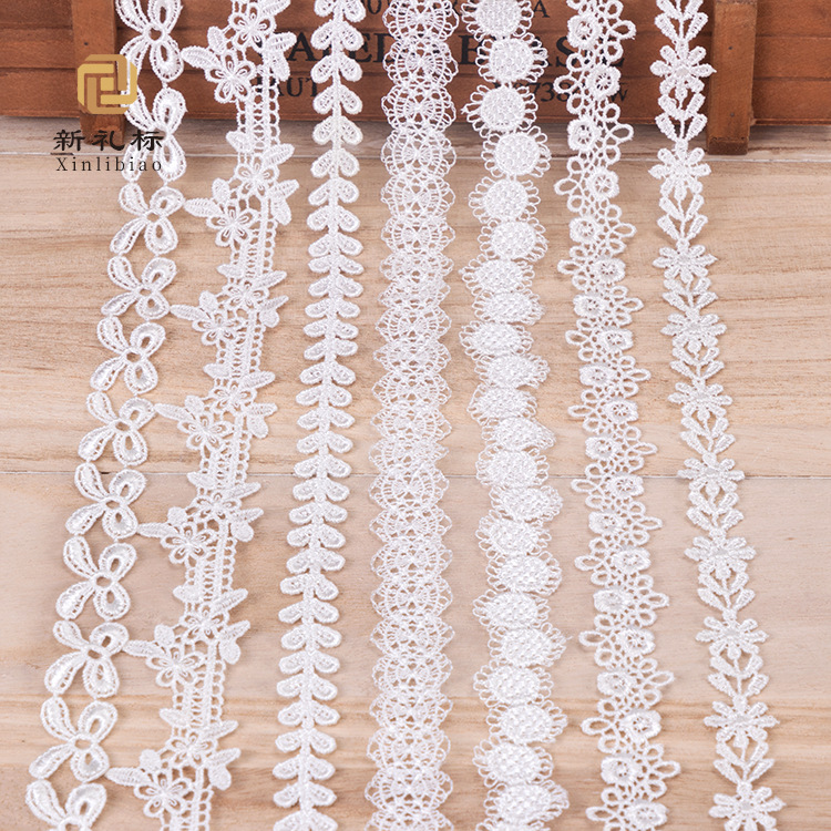 服装辅料DIY 涤光细线小条码 百搭服饰饰品锁骨链辅料 水溶花边