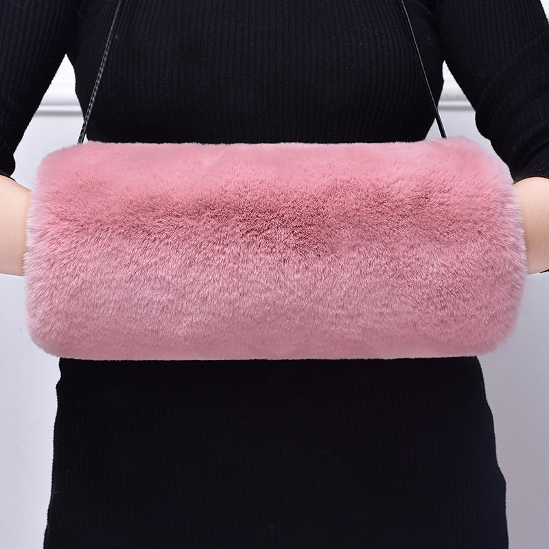 Winter Special Price Thickened Imitation Rex Rabbit Hair Hand Warmer Plush Hand Warmer Gloves Imitation Fur Warmer Hand Warmer Sleeves