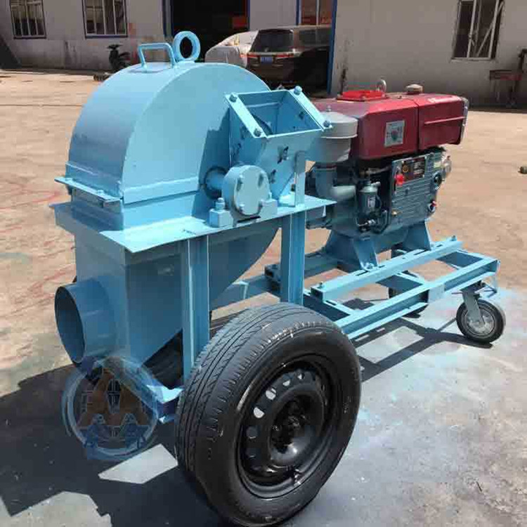 树枝树干粉碎机 园林苗圃树枝粉碎机 木材粉碎机 移动柴油粉碎机