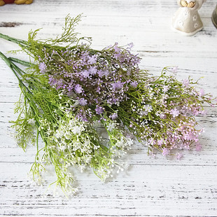 Simulated flowers full of stars and small hands 5 forks and star ears 771 Fake flowers home photography wedding bouquet ingredients flowers